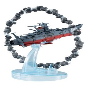 Space Battleship Yamato 2202 Statue Cosmofleet SP Aircraft Warriors of Love Re & Asteroid Ring - immagine 2