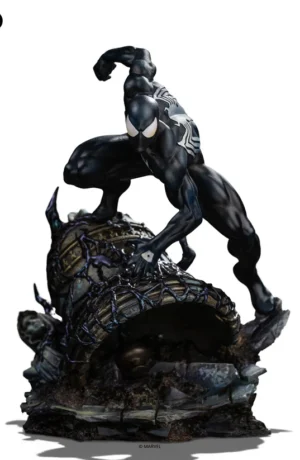 Marvel Comics Spider-Man Black Costume 1/10 statue - immagine 1