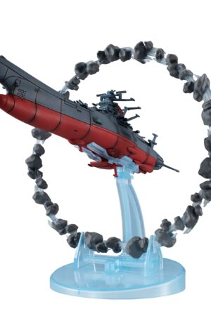 Space Battleship Yamato 2202 Statue Cosmofleet SP Aircraft Warriors of Love Re & Asteroid Ring - immagine 1