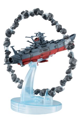 Space Battleship Yamato 2202 Statue Cosmofleet SP Aircraft Warriors of Love Re & Asteroid Ring - immagine 2