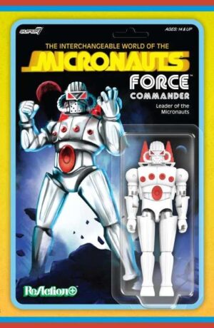 Micronauts w02 Force Commander Reaction+ Figure