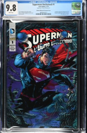 Superman L'uomo d'acciaio #1 - RW Lion - Lenticular Cover - CGC 9.8