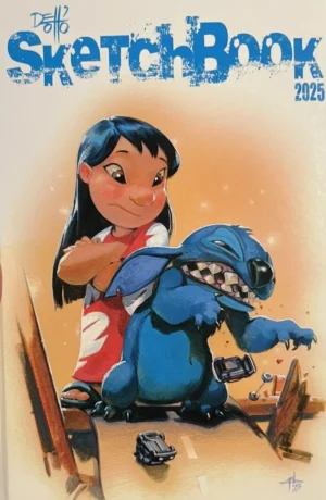 Gabriele Dell'Otto: Sketchbook 2025 Cover Lilo e Stitch