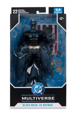 DC Multiverse Action Figure Black Mask as Batman (Beneath the Mask)
