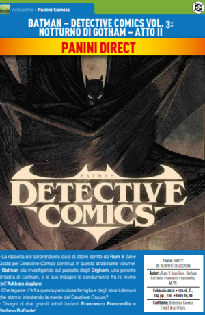 Batman – Detective Comics Vol. 3: Notturno Di Gotham – Atto II - CON AUTOGRAFO DI STEFANO RAFFAELE