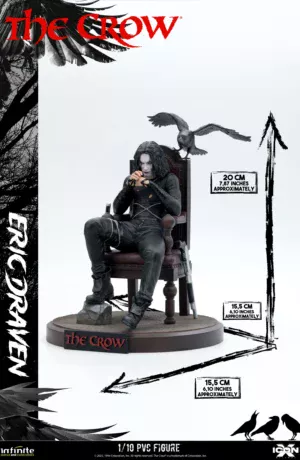 The Crow Eric Draven Icon X 1/10 Pvc Figure